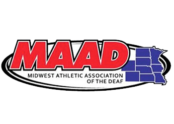 Middle Athletic Association of the Deaf (MAAD) Logo