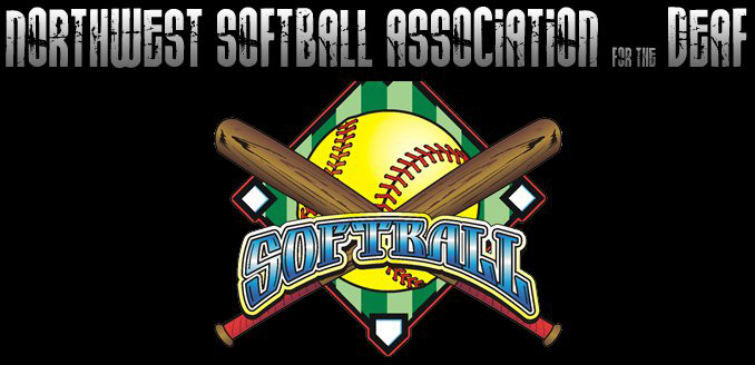 NorthWest Softball Association of the Deaf (NWSAD) Logo