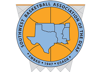 SouthWest Basketball Association of the Deaf (SWBAD) Logo